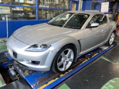 【江戸川店】RX-8 フジツボマフラー取付！